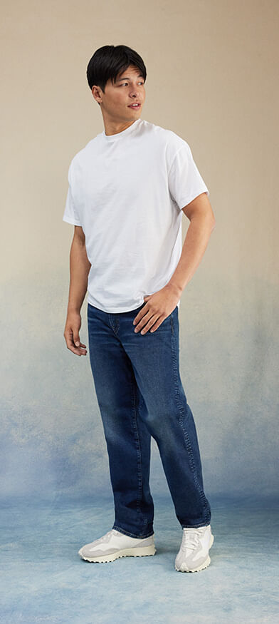 Straight Jeans Hombre