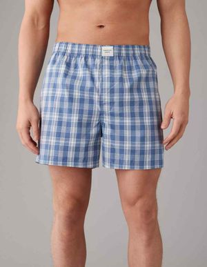 Boxer corto AEO Plaid Stretch