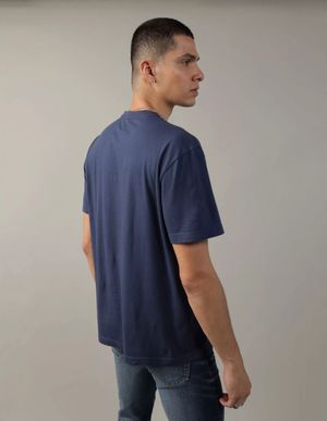 Polera AE Piqué Flex Franja con Logotipo