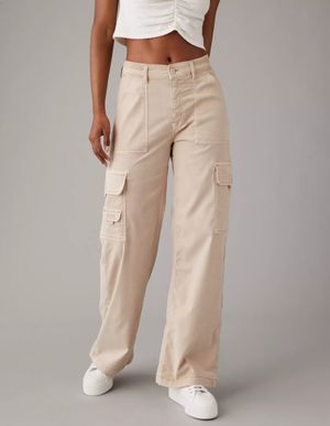 Pantalón Cargo AE Dreamy Drape Stretch Super High-Waisted Baggy Wide-Leg