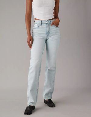 Jeans AE Stretch Super High-Waisted Straight