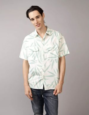 Camisa AE Palmers Leaves