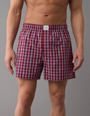 Boxer AEO Plaid Stretch Short