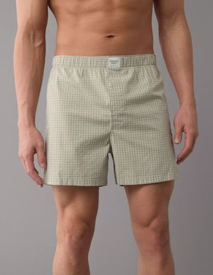 Boxer AEO Plaid Stretch Short