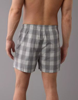 Boxer AEO Plaid Stretch Short