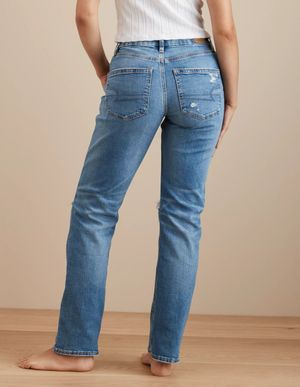 Jeans AE Stretch Curvy Ripped Straight