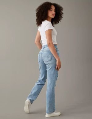 Jeans AE Stretch Curvy High-Waisted Straight