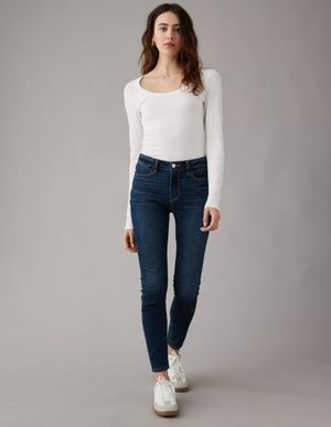 Jegging AE Next Level Cortado Cintura Alta