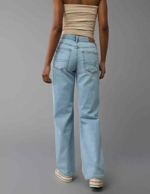 Jeans AE Strigid High-Waisted Stovepipe Ripped