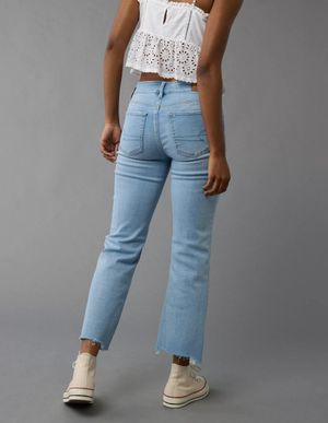 Jeans AE Next Level Kick Bootcut Crop Tiro Alto