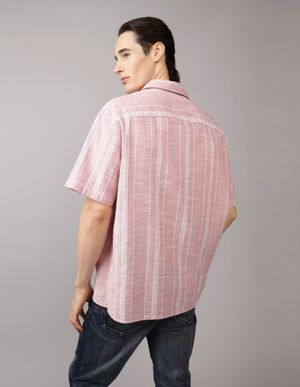 Camisa AE Rayada con Botones