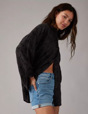 Camisa AE Oversized Broderie