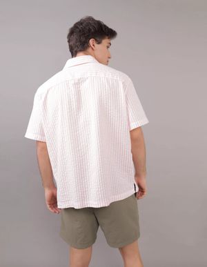 Camisa AE Floreada Manga corta