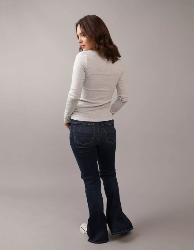 Jeans AE Ne(x)t Level Flare Tiro Alto