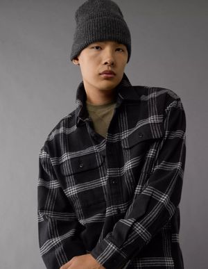 Camisa AE Flannel Diseño Escocés
