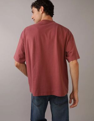 Polera AE Extragrande Pesada con Bolsillo