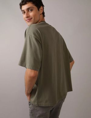 Polera AE Extragrande Pesada con Bolsillo