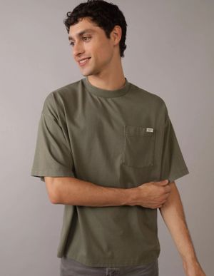 Polera AE Extragrande Pesada con Bolsillo