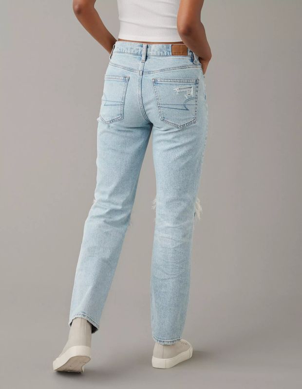 Jeans AE Stretch Ankle Straight Roturas