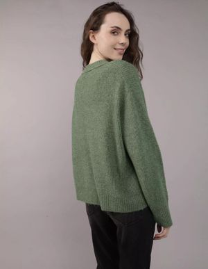 Sweater AE Whoa So Soft en Punto Trenzado
