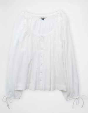 Blusa AE con cuello redondo