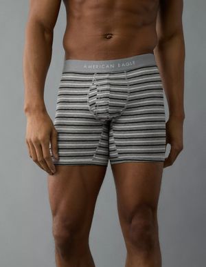 Boxer AE Brief Clásico de 4.5" Rayado para Hombre