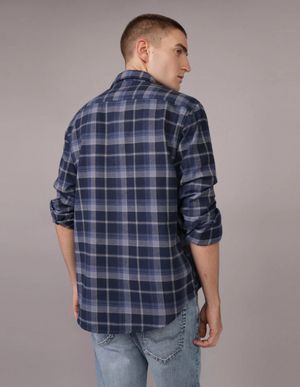 Camisa AE de Flannel para Usar Junto a la Chimenea