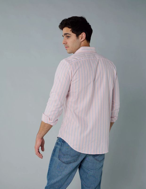 Camisa AE Oxford Slim con Botones