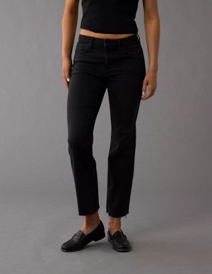 Jeans AE Next Level Kick Bootcut Crop Cintura Alta