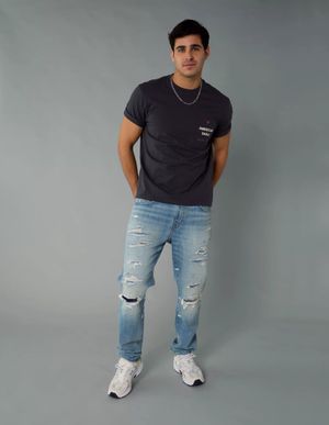 Jeans AE slim straight roto