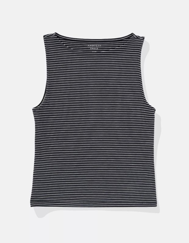 Polera AE sin mangas elasticada