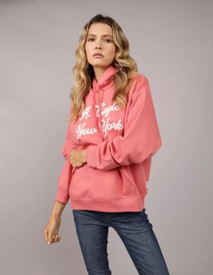 Polerón AE con gorro y gráfico