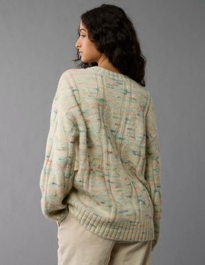 Sweater AE Largo Trenzado