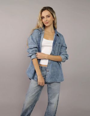 Camisa AE Denim Botones