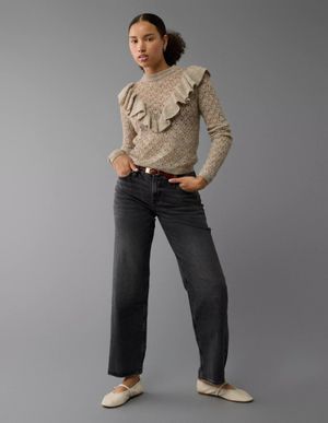 Jeans AE Stretch Curvy High-Waisted Stovepipe