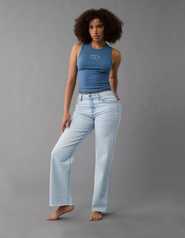 Jeans AE Stretch Curvy High-Waisted Stovepipe