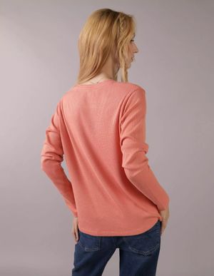 Polera AE Manga Larga Tejida Escote V