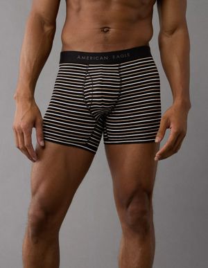 Boxer AE Brief Clásico de 4.5" Rayado para Hombre