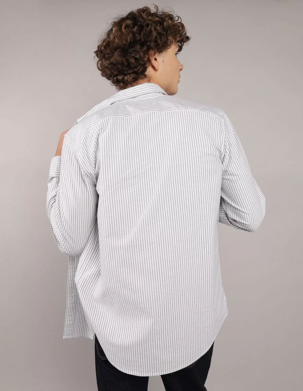 Camisa AE Oxford Slim con Botones