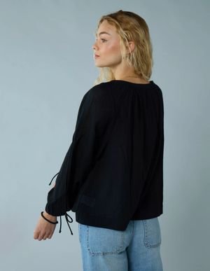 Blusa AE Manga Aglobada
