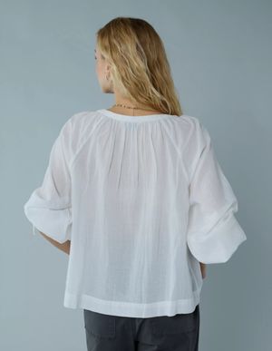 Blusa AE Manga Aglobada