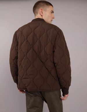 Chaqueta AE de aviadora acolchada