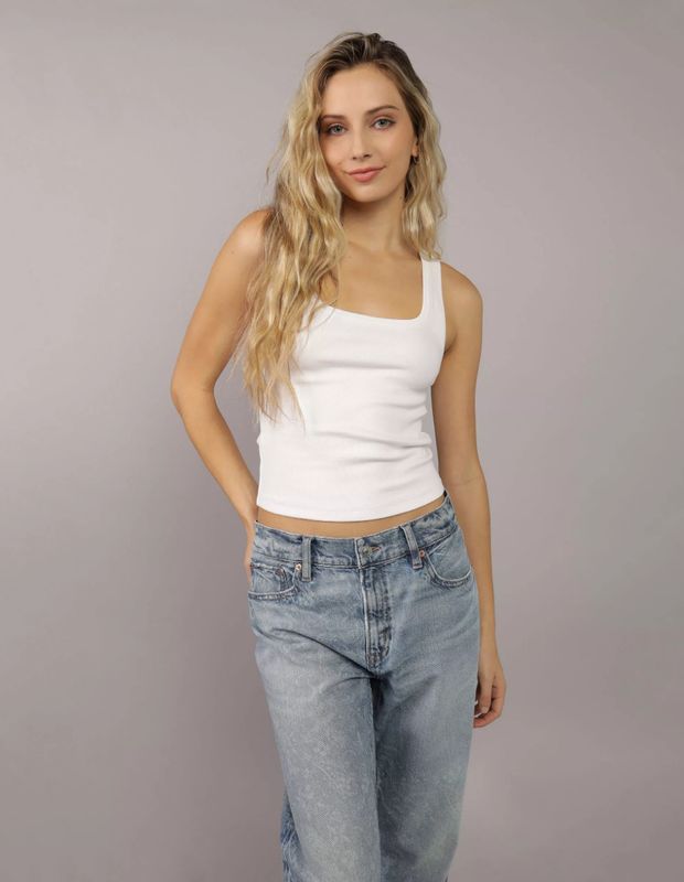 Polera AE Cuello cuadrado