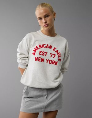 Polerón AE Cuello Redondo y Gráfico de Logo