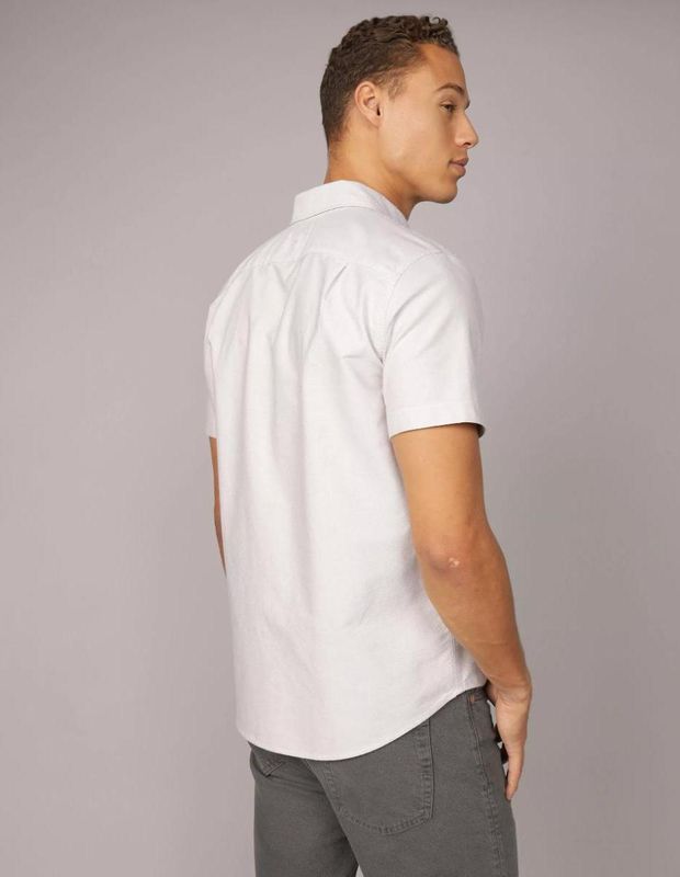 Camisa AE Slim Fit Manga Corta con Botones