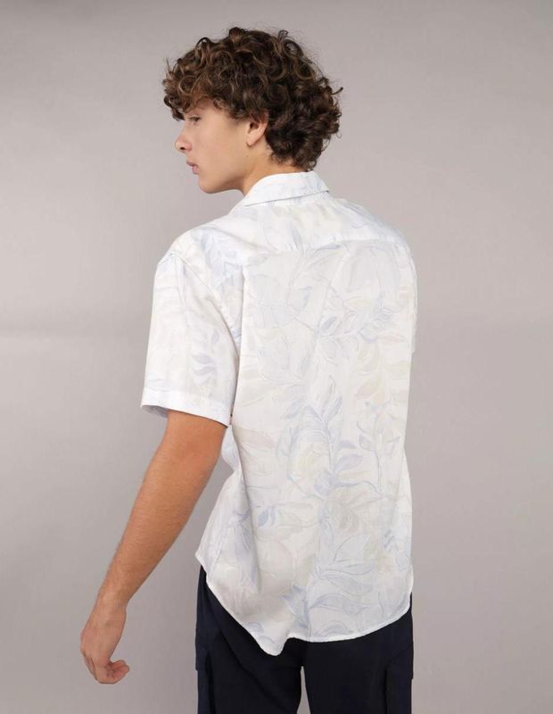 Camisa AE Tropic con Botones Holgada