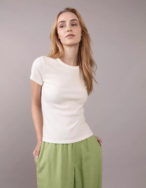 Polera básica cuello redondo AE