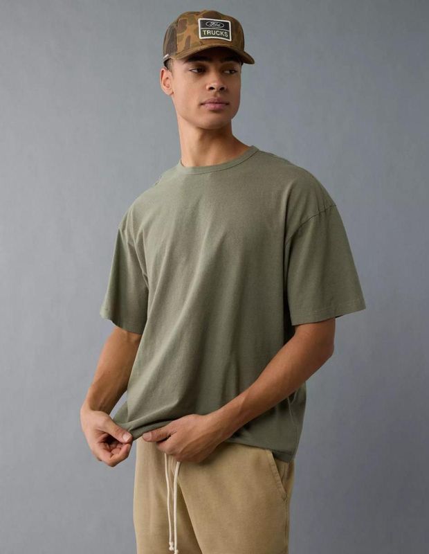 Polera Recta AE de Mezcla de Lino