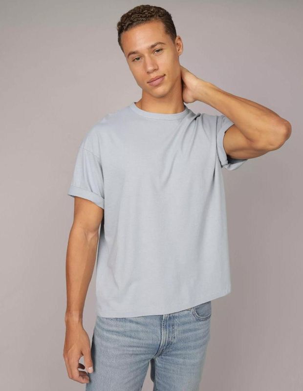 Polera Recta AE de Mezcla de Lino