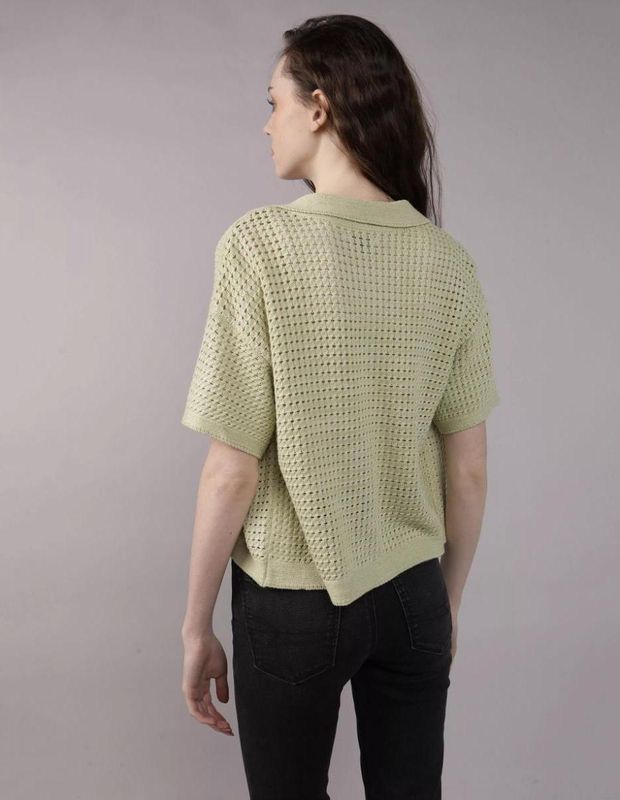 Polerón AE sin cierre con Pespunte en Contraste